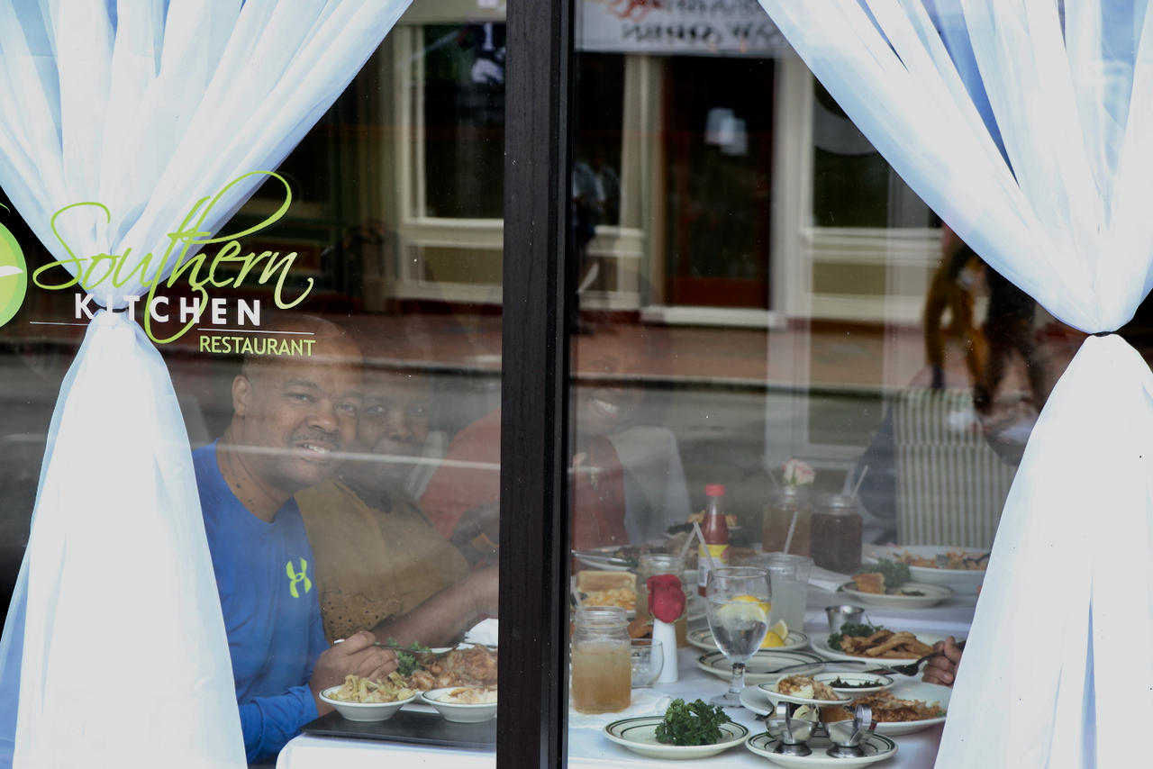 Southern Kitchen's new location at 2nd and Leigh was a favorite spot for many who wanted good food and an inside break from the crowds